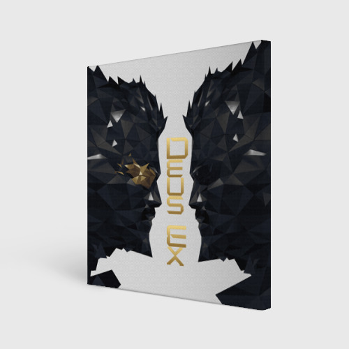 Холст квадратный Deus Ex, цвет 3D печать