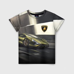 Детская футболка 3D Lamborghini
