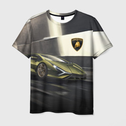 Мужская футболка 3D Lamborghini