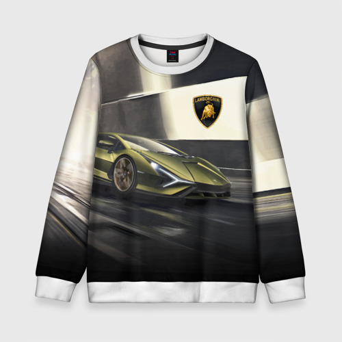 Детский свитшот 3D Lamborghini