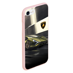 Чехол для iPhone 7/8 матовый Lamborghini - фото 2