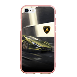 Чехол для iPhone 7/8 матовый Lamborghini