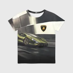 Детская футболка 3D Lamborghini