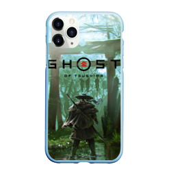 Чехол для iPhone 11 Pro Max матовый Ghost of Tsushima