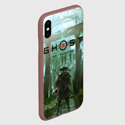 Чехол для iPhone XS Max матовый Ghost of Tsushima - фото 2