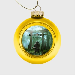 Ёлочный шар стеклянный/пластиковый Ghost of Tsushima
