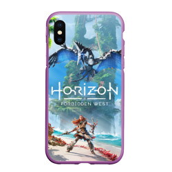 Чехол для iPhone XS Max матовый Horizon Forbidden West