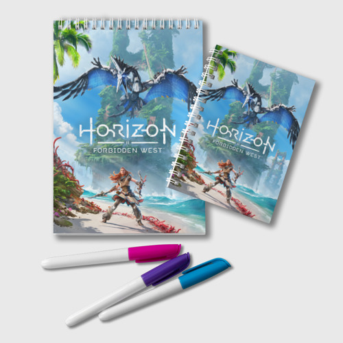 Блокнот Horizon Forbidden West, цвет белый