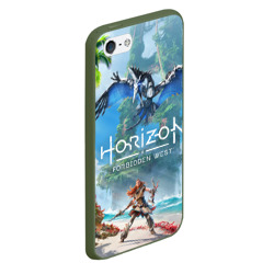 Чехол для iPhone 5/5S матовый Horizon Forbidden West - фото 2