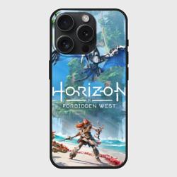 Чехол силиконовый для Apple iPhone 15 Pro матовый Horizon Forbidden West