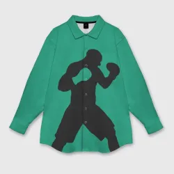 Женская рубашка oversize 3D Боксер