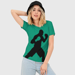 Женская футболка 3D Slim Боксер - фото 2
