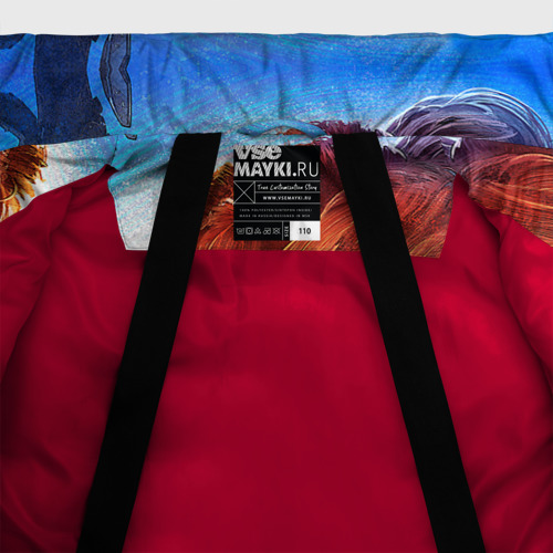 Зимняя куртка для девочек 3D Horizon Forbidden West, цвет красный - фото 7