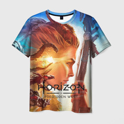 Horizon Forbidden West – Мужская футболка 3D с принтом купить со скидкой в -26%