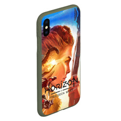 Чехол для iPhone XS Max матовый Horizon Forbidden West - фото 2