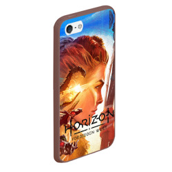 Чехол для iPhone 5/5S матовый Horizon Forbidden West - фото 2