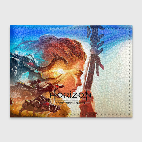 Обложка для студенческого билета Horizon Forbidden West, цвет бирюзовый