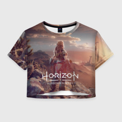 Женская футболка Crop-top 3D Horizon Forbidden West