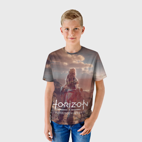 Детская футболка 3D Horizon Forbidden West, цвет 3D печать - фото 3