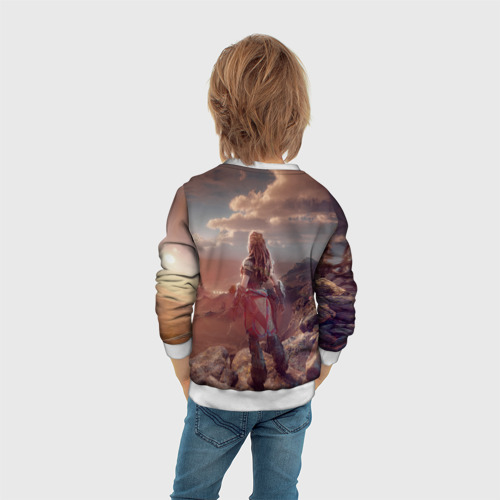 Детский свитшот 3D Horizon Forbidden West, цвет 3D печать - фото 6