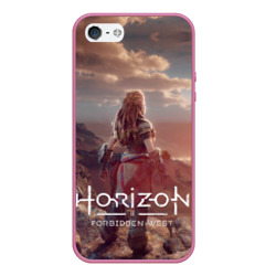 Чехол для iPhone 5/5S матовый Horizon Forbidden West