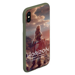 Чехол для iPhone XS Max матовый Horizon Forbidden West - фото 2