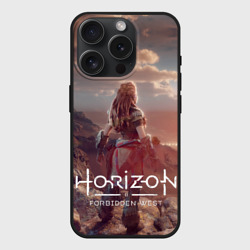 Чехол силиконовый для Apple iPhone 15 Pro матовый Horizon Forbidden West