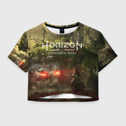 Женская футболка Crop-top 3D Horizon Forbidden West