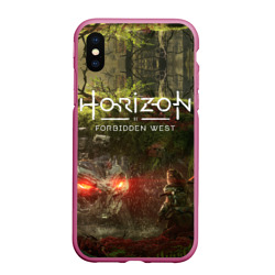 Чехол для iPhone XS Max матовый Horizon Forbidden West