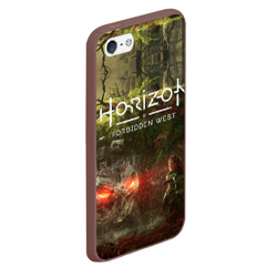 Чехол для iPhone 5/5S матовый Horizon Forbidden West - фото 2