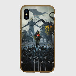 Чехол для iPhone XS Max матовый Death Stranding