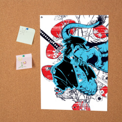 Постер Дзётаро самурайский меч - фото 2
