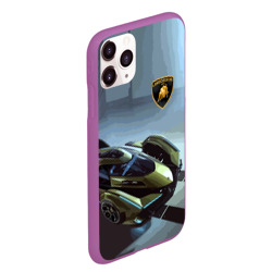 Чехол для iPhone 11 Pro Max матовый Lamborghini - motorsport extreme - фото 2