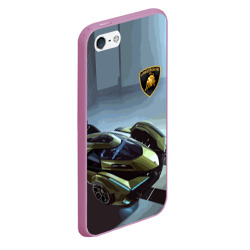 Чехол для iPhone 5/5S матовый Lamborghini - motorsport extreme - фото 2