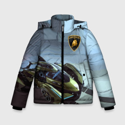 Зимняя куртка для мальчиков 3D Lamborghini - motorsport extreme