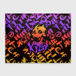 Обложка для студенческого билета Killa фиолетовая