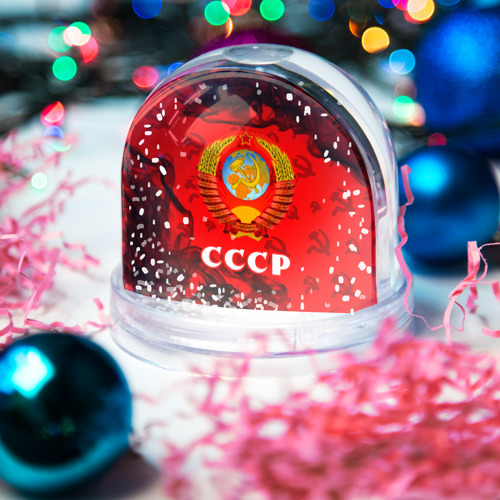 Игрушка Снежный шар СССР USSR - фото 3