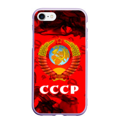 Чехол для iPhone 7/8 матовый СССР / USSR