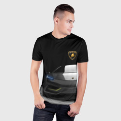 Мужская футболка 3D Slim Lamborghini Urus - фото 2