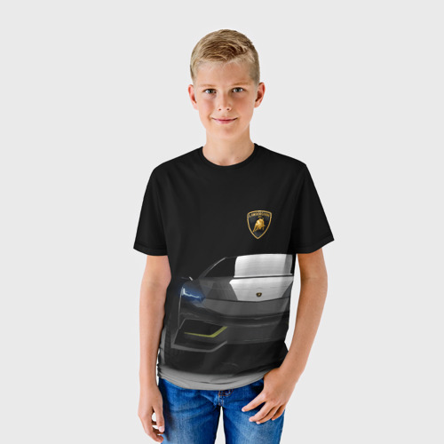 Детская футболка 3D Lamborghini Urus, цвет 3D печать - фото 3