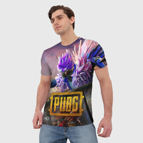 Мужская футболка 3D PUBG, цвет 3D печать - фото 3