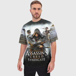 Мужская футболка oversize 3D Assassin’s Creed - фото 2