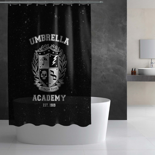 Штора 3D для ванной Академия Амбрелла - фото 2
