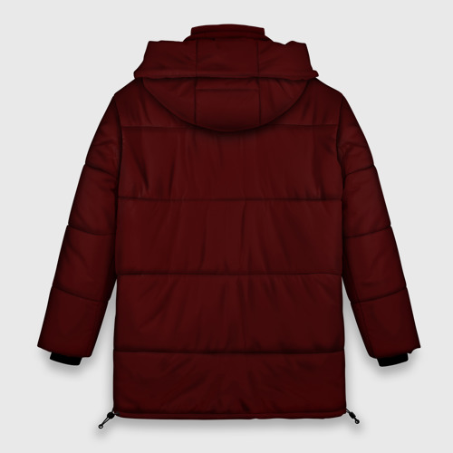 Женская зимняя куртка 3D с принтом Hazbin Hotel, вид сзади #1