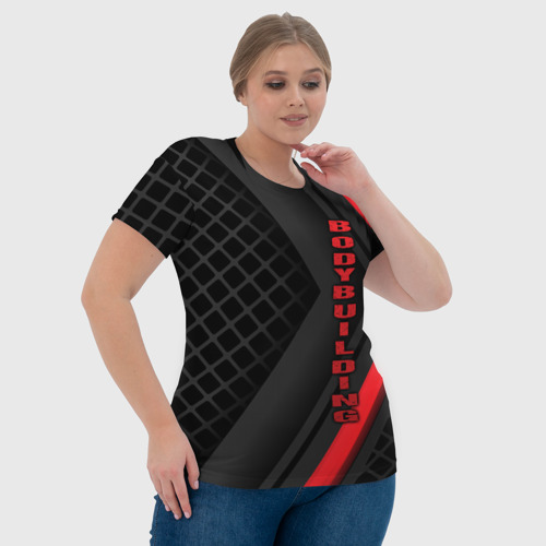 Женская футболка 3D с принтом Bodybuilding, фото #4