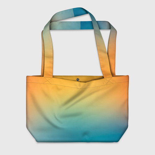 Пляжная сумка 3D Мягкий летний градиент
