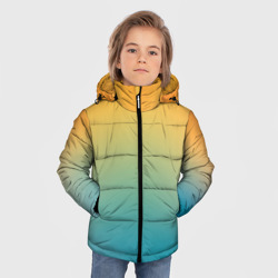 Зимняя куртка для мальчиков 3D Мягкий летний градиент - фото 2