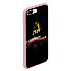 Чехол для iPhone 7Plus/8 Plus матовый Lamborghini - motorsport - фото 2