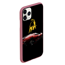 Чехол для iPhone 11 Pro матовый Lamborghini - motorsport - фото 2