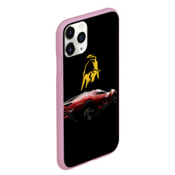 Чехол для iPhone 11 Pro Max матовый Lamborghini - motorsport - фото 2